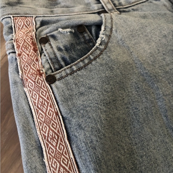 One Teaspoon Westenders Wide Leg Jeans NWOT - Picture 3 of 4